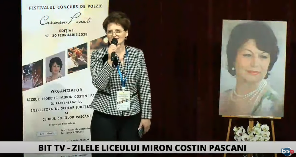 BIT TV LIVE – ZILELE LICEULUI MIRON COSTIN PASCANI. Festival-concurs „Carmen Pasat” – VIDEO
