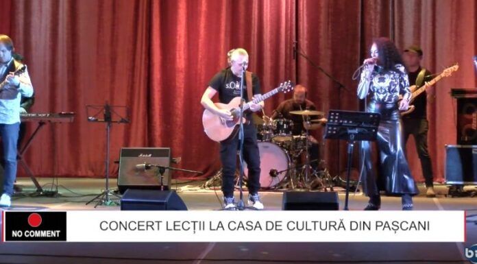 Concert de lecție la Pașcani, în cadrul “Lunii Culturii” – VIDEO