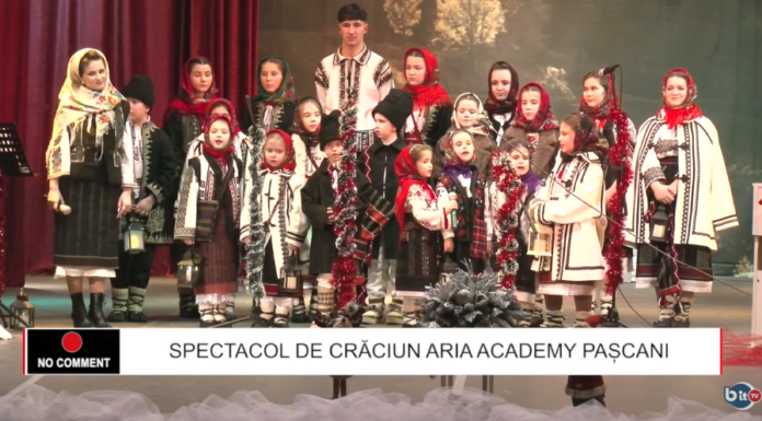 Aria Academy, spectacol de sărbători la Pașcani – VIDEO